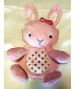 Little Me Bunny Cuddle Play Blanket Lovey Crinkly Squeak 30x40 XL Pink P... - $264.57 MXN