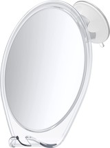 Honeybull Shower Mirror Fogless For Shaving - With Suction, Razor Holder, White - £28.15 GBP