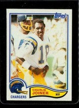 Vintage 1982 Topps Football Trading Card #233 Charlie Joiner San Diego Chargers - £8.50 GBP