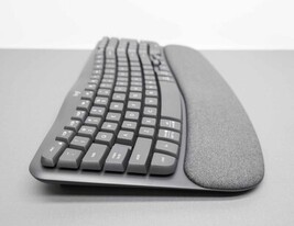 Logitech Wave Keys Ergonomic Wireless Keyboard ONLY - Graphite 920-013610 image 3