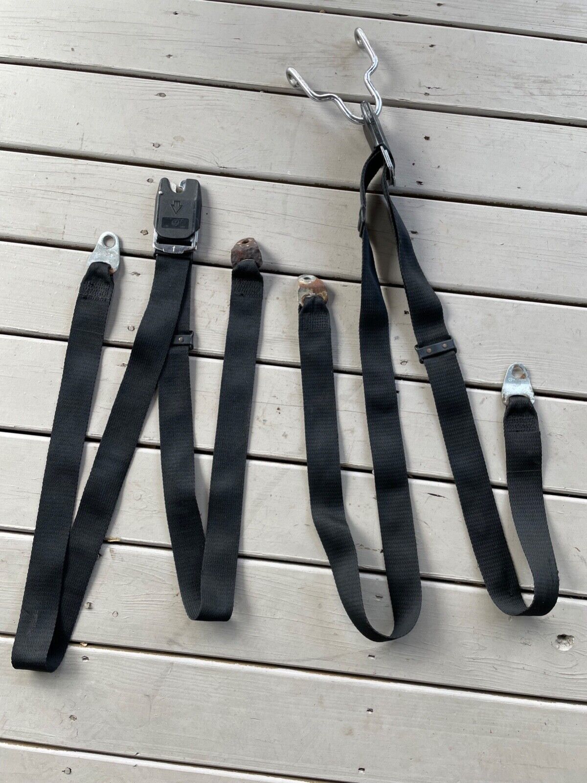 VW Karmann Ghia, front Seat Belt. Lap/Shoulder Strap Pair, Klippan.  &quot;IS... - $44.55