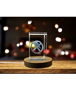 LED Base included | Serene Medicine Wheel 3D Engraved Crystal Gift - $35.84 CAD+