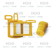 DYNAMIC DYNACUBE MANUAL DICER KIT GRIDS 7X7 MM (1/8") WITH PUSHER - $155.00