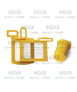 DYNAMIC DYNACUBE MANUAL DICER KIT GRIDS 7X7 MM (1/8") WITH PUSHER - $155.00