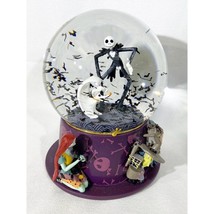 Disney Parks WDW Nightmare Before Christmas Jack &amp; Friends Sculpted Snow Globe - £35.01 GBP