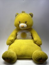 RARE:  Yellow Care Bear Plush Flex Chair 2002 Funshine Bear  Small Child/Toddler - £142.63 GBP