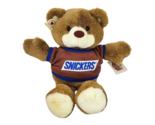 VINTAGE 1987 CHOCOLATE CHUMS SNICKERS TEDDY BEAR STUFFED ANIMAL PLUSH TO... - £36.63 GBP