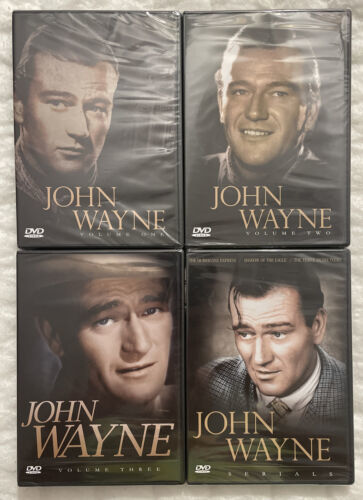 Primary image for John Wayne 4 Volume 10 DVD Set Classic Western Black & White Brand New Sealed