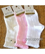 3 Paire Chaussettes Court Bébé Fille Coton Krima Art. 51 - $276.07 MXN+