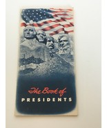 The Book of Presidents Facts History Pamphlet 1959 Family Finance Promot... - £9.56 GBP