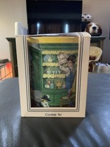 Vintage Children&#39;s Story Tin &quot;Cookie Thief&quot; Potpourri Press Yellow Canni... - £13.80 GBP