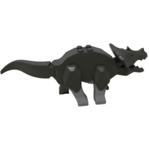 VTG LEGO Gray Light Gray Legs Dinosaur Triceratops Minifigure - £31.90 GBP