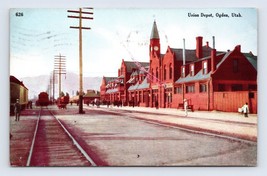 Union Depot Ogden Utah UT 1909 DB Postcard P15 - $10.90