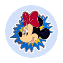 Minnie Mouse Disney Pin: Blue Starburst - $237.22 MXN
