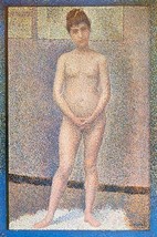 Nude Study Standing by Georges Seurat #2 - Art Print - £17.19 GBP+