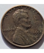 1950 Lincoln Wheat Ears Reverse Bronze Cent No Mint Mark - €43,37 EUR