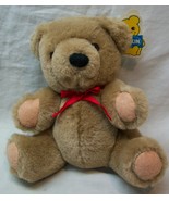 Dakin VINTAGE LITTLE TAN TEDDY BEAR WITH RED BOW 6&quot; Plush Stuffed Animal... - €16,99 EUR