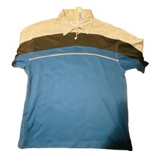 Rusty Boarding Equipment Men&#39;s Blue Polo Shirt Size Large - £23.36 GBP