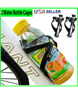 2X Bike Water Bottle Cage Holder Mount Bicycle Cycling Drink Cup Polycar... - £10.26 GBP