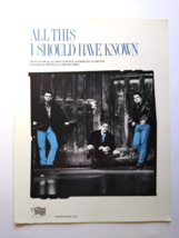 All This I Should Have Known Breathe Sheet Music 1988 Pop Rock Music Bal... - $18.62