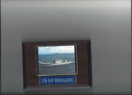 USS SAN BERNADINO PLAQUE LST-1189 NAVY US USA MILITARY TANK LANDING SHIP - $3.95