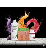 Herbalife Raspberry Tea 3.6 oz +Grape Aloe Pint+30 Tropical Force Liftof... - $222.30 CAD