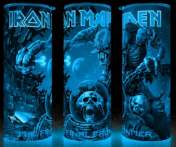 Glow in the Dark Iron Maiden The Final Frontier Heavy Metal Cup Mug Tumbler 20oz - £18.02 GBP