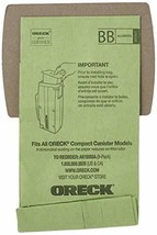 Oreck Genuine Buster B Canister Vacuum Paper Bags, 8-Pack, AK1BB8A, Green - $18.79