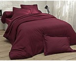 Yves Delorme Triomphe Red King Pillowcases (2) Egyptian Cotton Sateen Ru... - $110.00