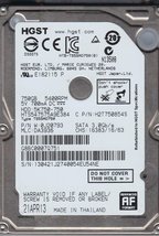 HTS547575A9E384, PN 0J20793, MLC DA3936, Hitachi 750GB SATA 2.5 Hard Drive - $82.31