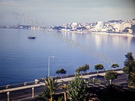 1961 Palma de Mallorca Shoreline Skyline Street Spain Kodachrome Slide - £4.35 GBP