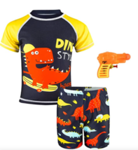 Boy&#39;s Kid Sun Protection  Outfit Rash Guard UPF 50+Bathing Suit  5-6 yrs... - $22.76