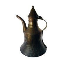 Vintage Copper Turkish Kettle Middle Eastern Arabic Dallah Hammered Coffee Pot - £275.97 GBP