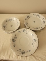 Johann Haviland DESSERT PLATES  bowls and saucers Blue Garland Bavaria G... - $46.75