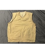 Polo Golf Ralph Lauren Beige V-Neck Pullover Vest OSU Cowboys Logo Men’s... - $544.61 MXN