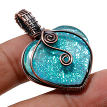 Australian Triplet Opal Handmade Copper Wire Wrap Pendant Jewelry 1.70&quot; SA 1138 - £2.94 GBP