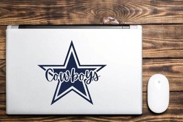 Cowboys Star Custom Personalized Name Vinyl Decal Window Sticker Car Tru... - £3.28 GBP