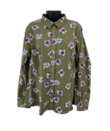 Duluth Trading Floral Flexible DuluthFlex Sidewinder Shirt Size Large $6... - $64.95 CAD