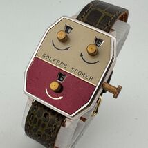 Rarely Used Vintage Golf Score Watch Golfers Scorer Silver Aluminum Leat... - $494.56 MXN Rarely Used Vintage Golf Score Watch Golfers Scorer Silver Aluminum Leat... - $494.56 MXN