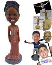 Personalized Bobblehead Fine looking bridesmaid wearing nice dress for the occas - £72.74 GBP