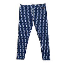 Matilda Janes Lounge Yoga Pants Size Small Blue White Geometric Womens 29X24 - £23.34 GBP