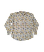 Vintage Enyce Shirt Mens XL AOP Button Up Long Sleeve 90s Y2K - $19.95