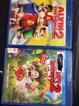 Cloudy W A Chance Of Meatballs [Bd /NO Dvd] +Alvin And The Chipmunks 2 [Blu Ray] - £3.69 GBP