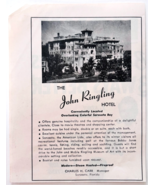 1953 John Ringling Hotel Advertisement Sarasota Bay Circus Accommodation... - $19.99