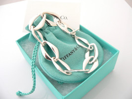 Tiffany &amp; Co Silver Peretti Aegean Bracelet Bangle Link Chain Gift Box P... - £1,326.24 GBP