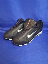 NIKE Fastpitch Baseball  Cleats  Black  Womens Size 9.5  NEW Without Box  - £29.88 GBP