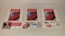 Cincinnati Reds Scorecards Lot of 3 - 1994 Chicago 1995 St. Louis 1996 L.A. - $14.00