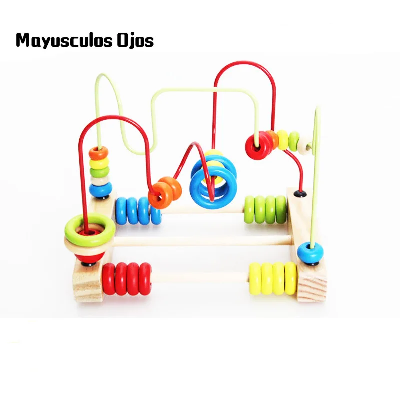 ZH 1PC Children&#39;s Large Smart Wisdom Beads Wooden Toys Baby Early Learning - £57.59 GBP
