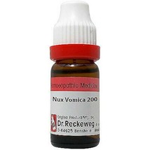 Dr. Reckeweg Nux Vomica 200 CH Dilution (11ml) Homeopathy REMEDY - £9.58 GBP