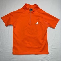 Orange Polo Golf Shirt Boy’s Medium Top Short Sleeve Collared Preppy Summer - £6.23 GBP